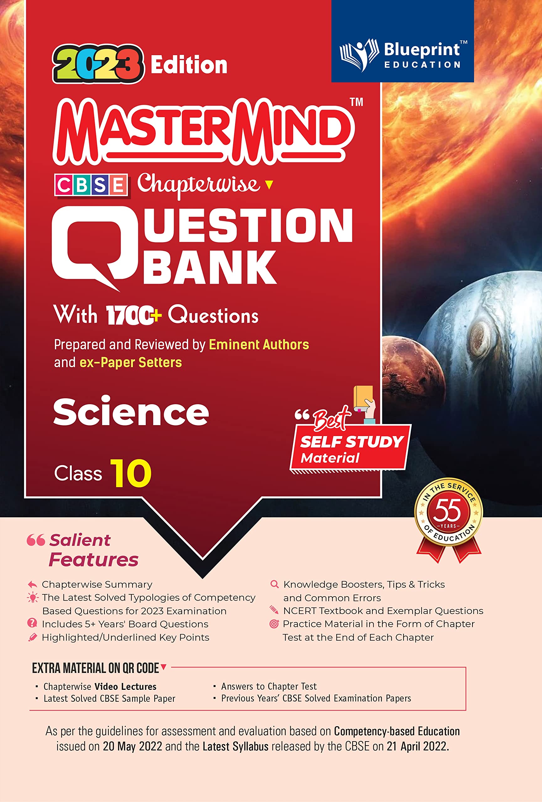 Master Mind Science Cbse Class 10 Question Bank. 1700+ Questions Based On Latest Pattern For 2023 Examination. A Panel Of Expert