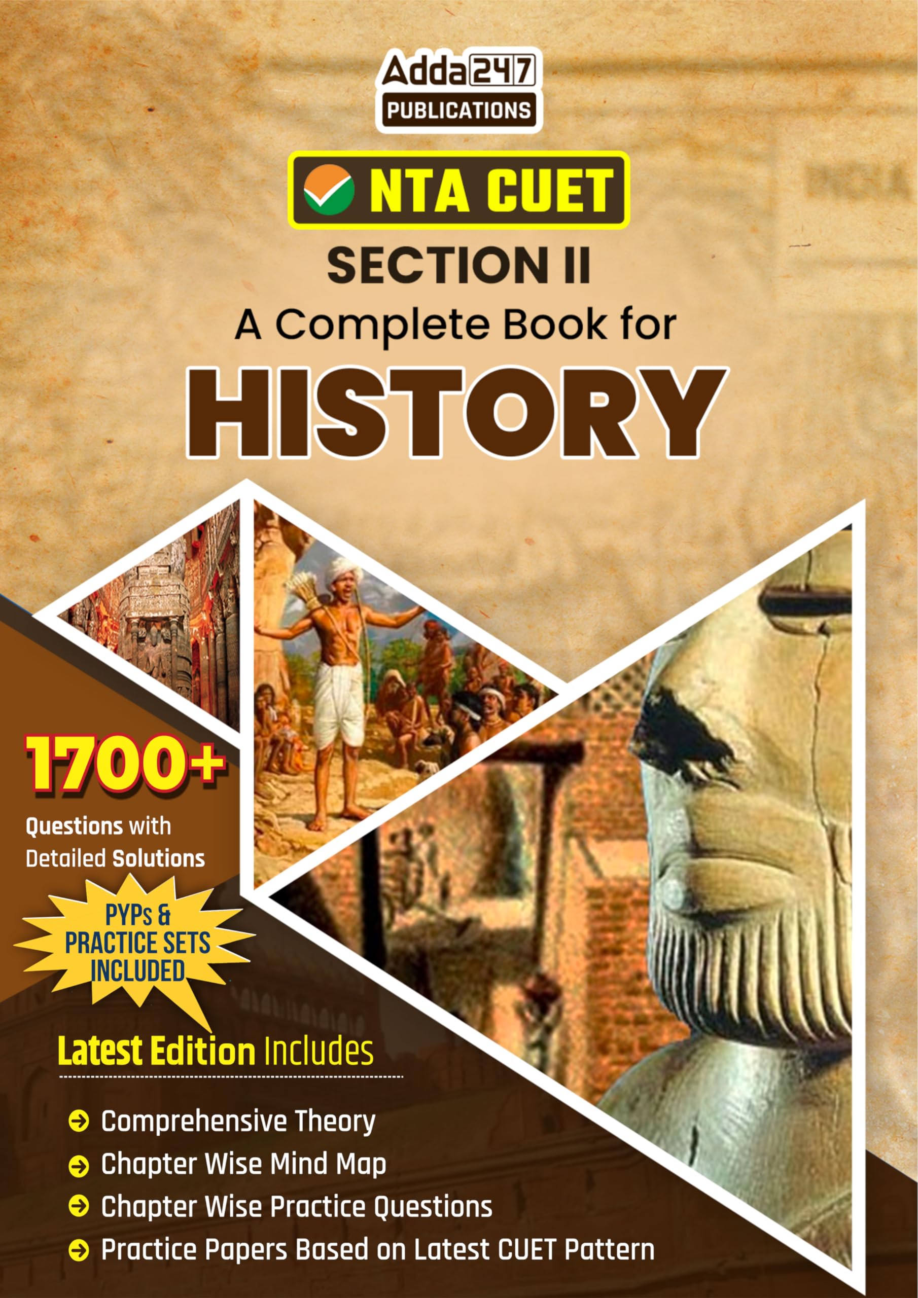 Nta Cuet Section Ii  History (Ug) 2023 (English Printed Edition) By Adda247