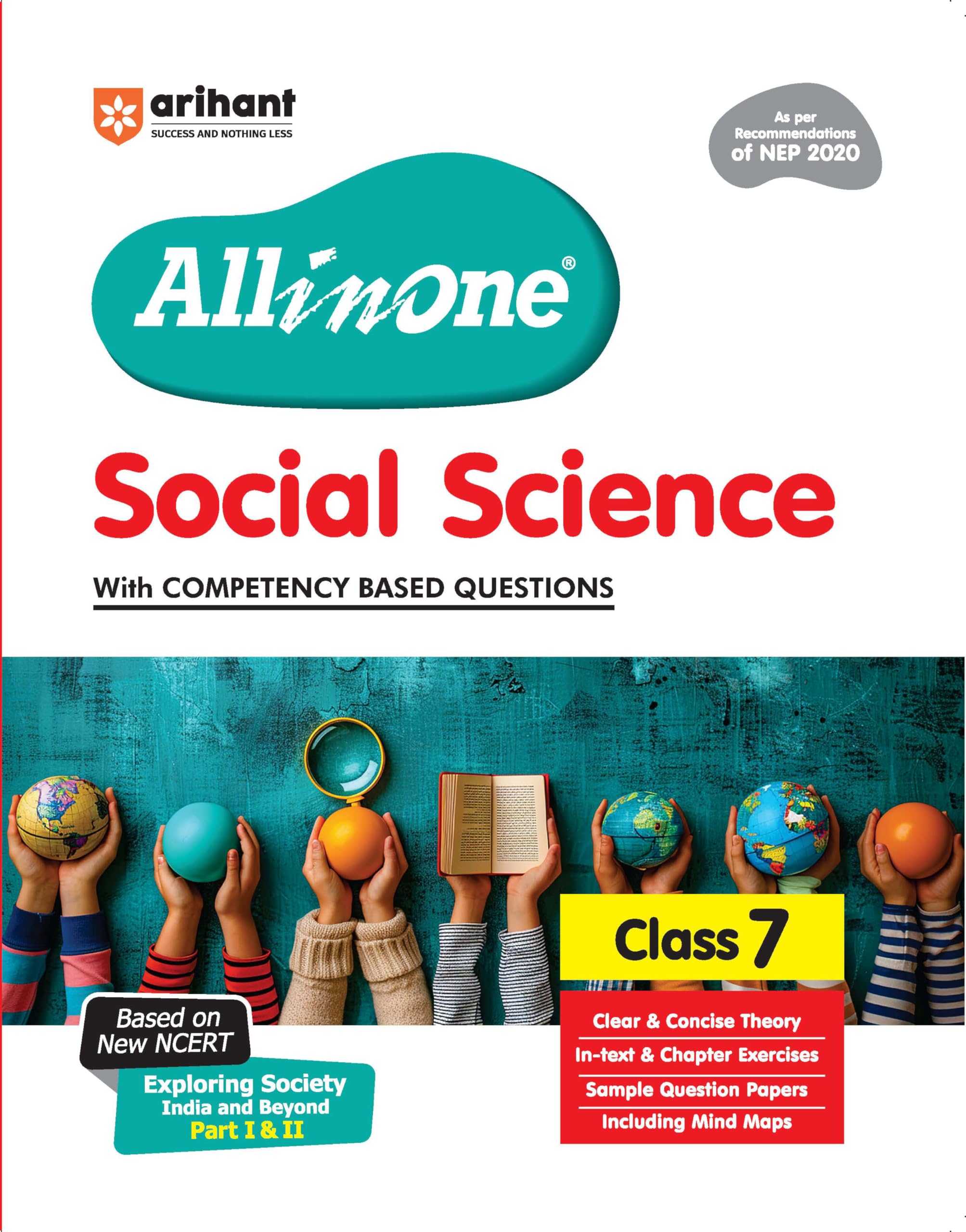 Arihant All in One Social Science Class 7 | Based on New NCERT 202526 | NEP 2020 | Competency Based Questions | Clear Theory, E