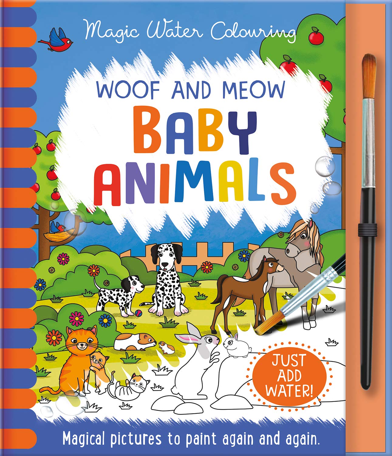 Woof and Meow  Baby Animals (Magic Water Colouring)