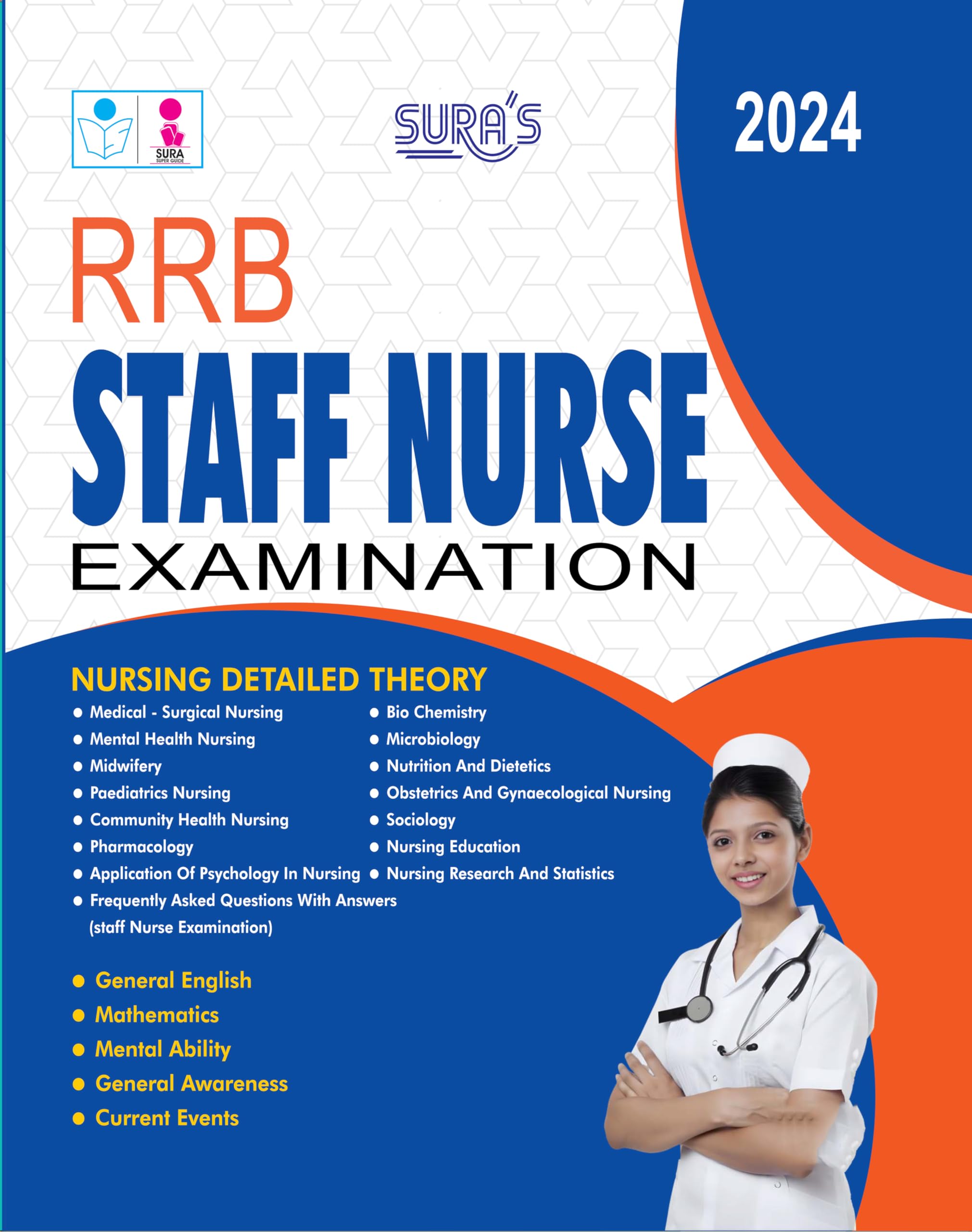 SURAS RRB Staff Nurse Exam Study Material Book Guide in English Medium 2024