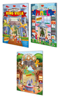 Gift For Kids On Birthday | Pack Of 3 Sticker Activity Books