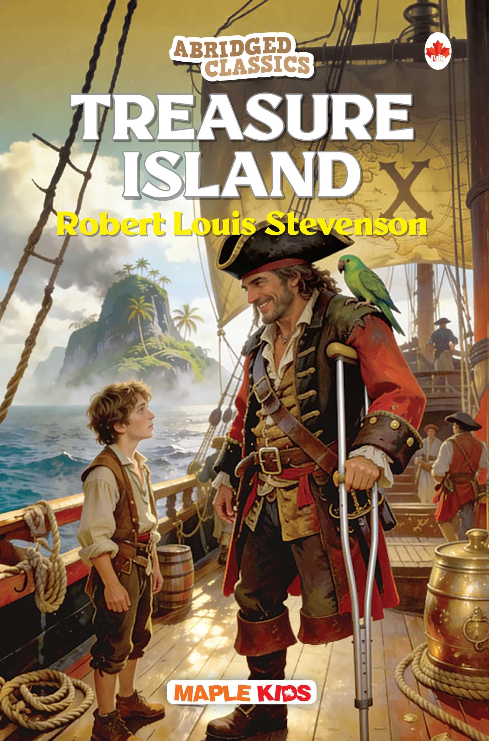 Treasure Island (Abridged Classics) (Illustrated)  Novel  Story Book for Kids  English Stories for Children  Age 6+  Ideal 