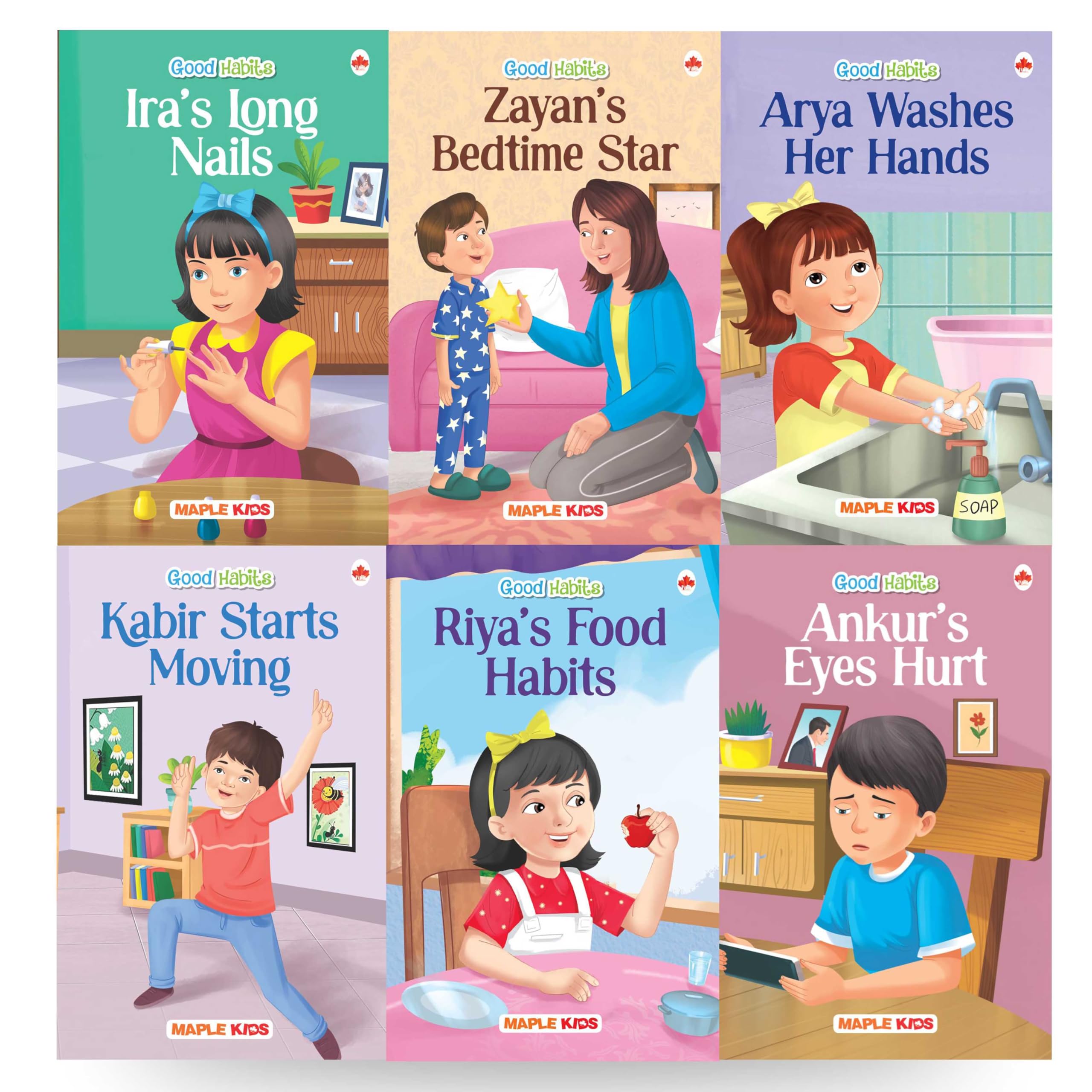 Story Books For Kids  Good Habits (Illustrated) (Set Of 6 Books) Bedtime Stories  Early Learning For Kids  Age 3+  Read Alo