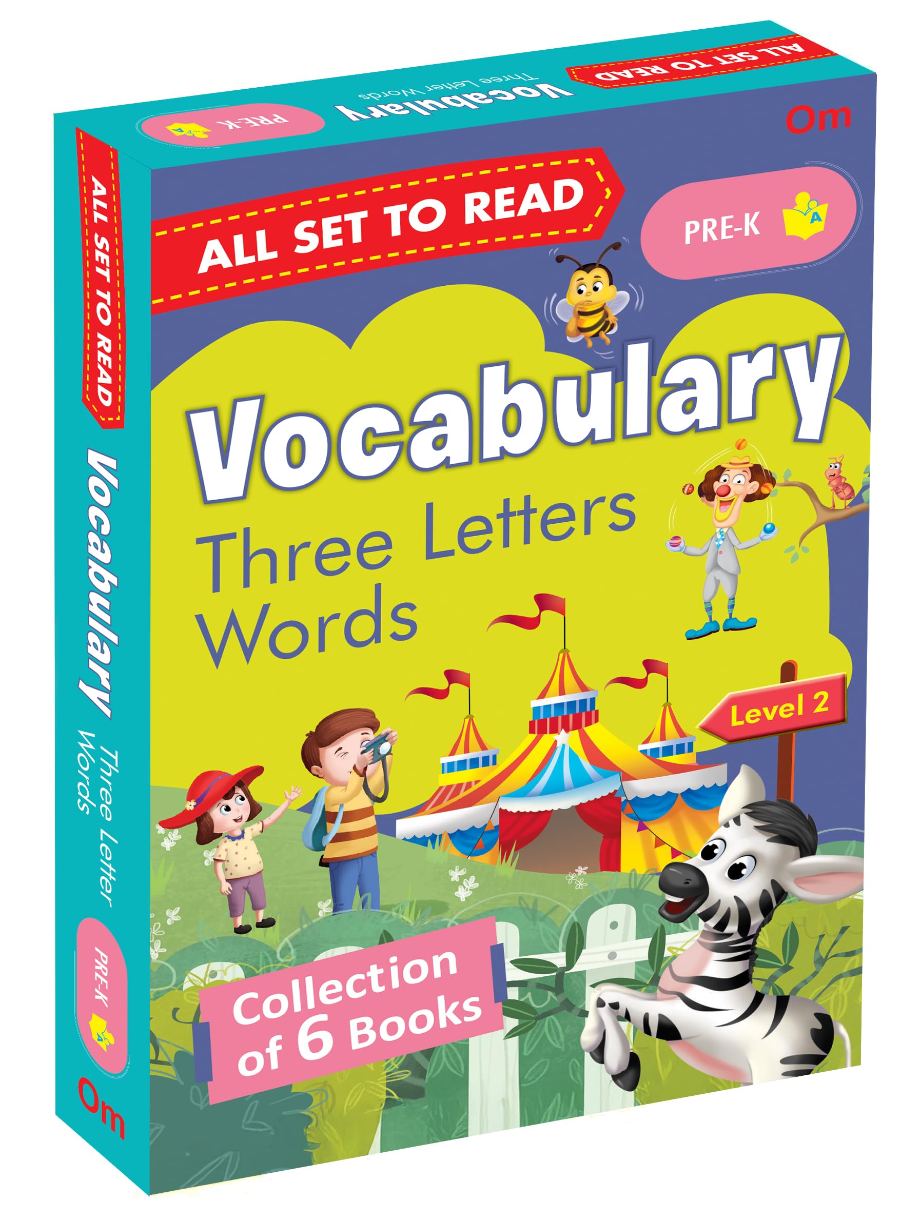 My First Vocabulary Building Pack: PreK learners | Word Recognition | Phonics Skills | ThreeLetter Words for Beginner Readers 