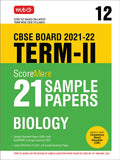 MTG CBSE Term 2 Class 12 Scoremore 21 Sample Papers Biology Book, Based on Term 2 Syllabus Issued by CBSE (For 2022 Exam)