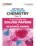 Arihant CHSE Odisha Master Chemistry Class 12 Exam 2026 | With 10 Years Chapterwise Solved Papers and 10 Sample Papers | Fully R