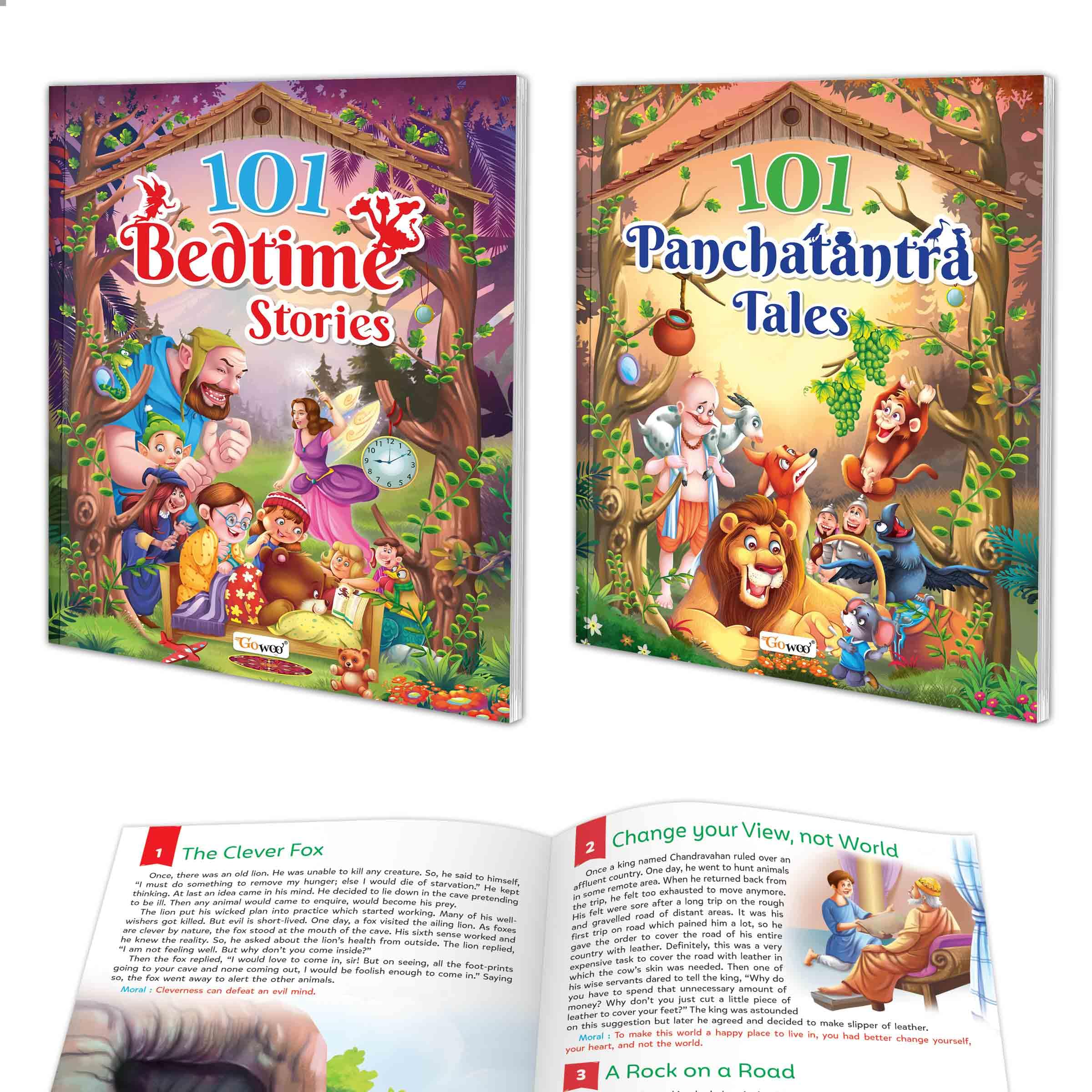 101 Bedtime Stories and 101 Panchatantra Tales (Ages 312) (Paperback) : bedtime tales for children, classic panchatantra storie