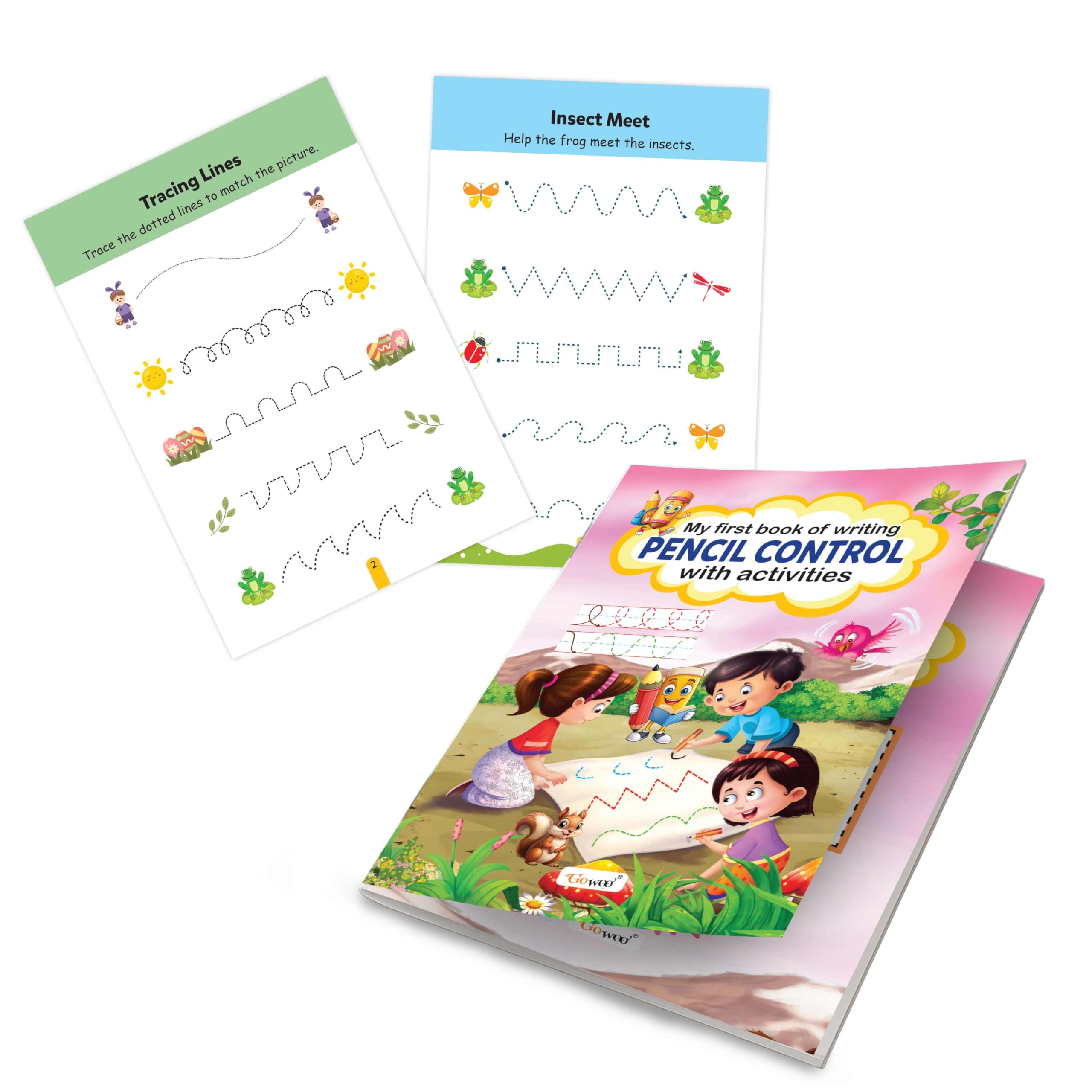 My First Book of Writing Pencil Control with activities : drawing and tracing for toddlers, early learning writing workbook, wri