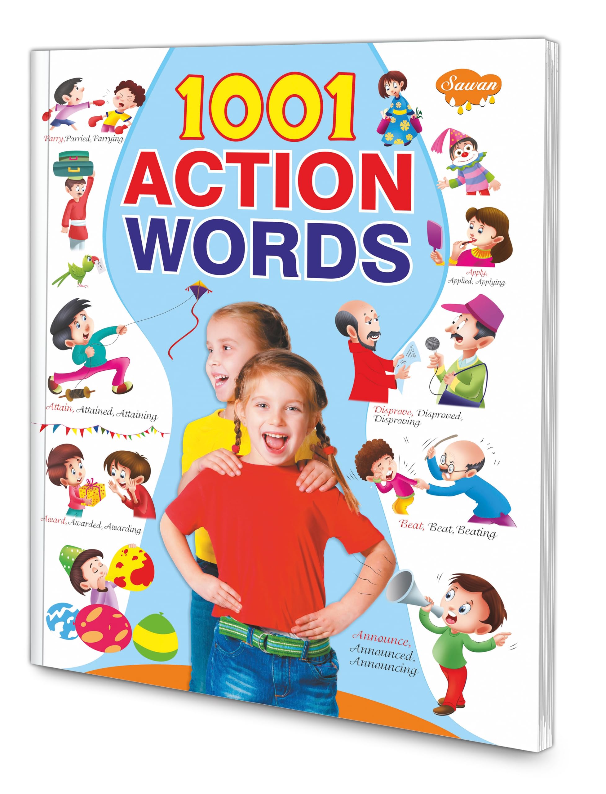 Sawan 1001 Action Words Picture Book [Perfect Paperback] Sawan; Manoj Publications Editorial Board And Sahil Gupta