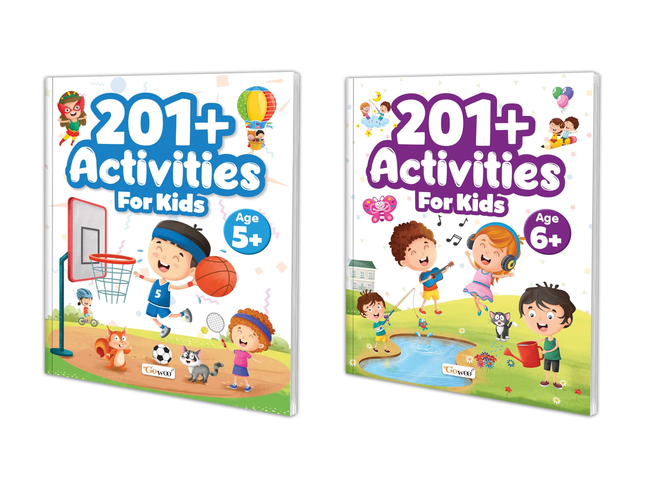 201+ Activities for Kids for Age 5 and 6+ : educational activity book combo for children, kids brain boosting activity book for