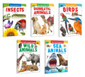 Picture Book Collection For Early Learning (Set Of 5)  My First Book Of Wild Animals, My First Book Of Domestic Animals, My Fir
