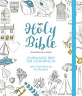 Niv Journalling Bible For Colouring In: With Unlined Margins And Illustrations To Colour In