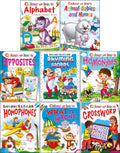 Colour And Learn Books | Set Of 8 Colouring Books