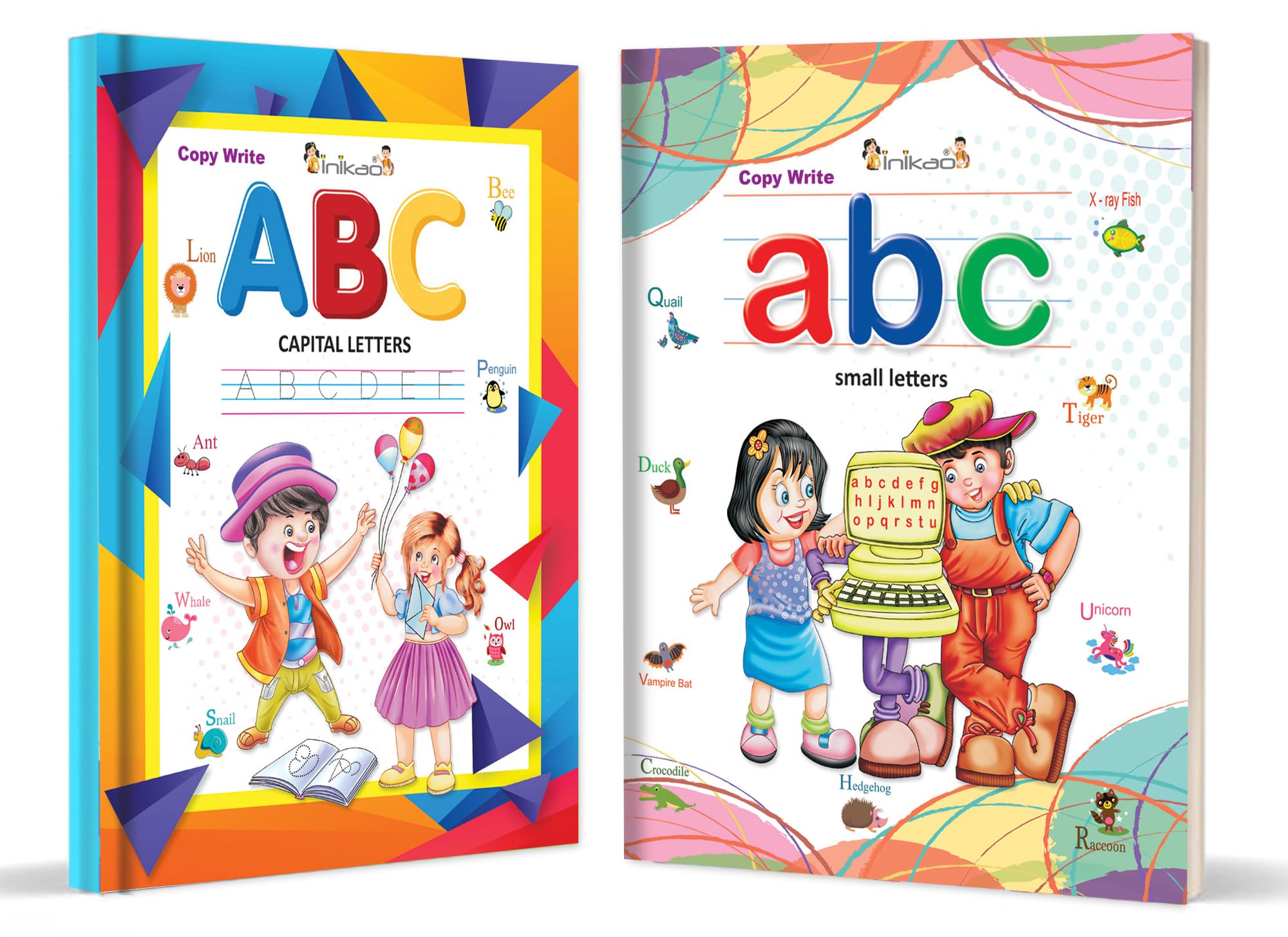 Inikao Copy Writing Book On Small Letters For Kids Age 3+ Years | Trace And Write Handwriting Practice Workbook On English Alpha