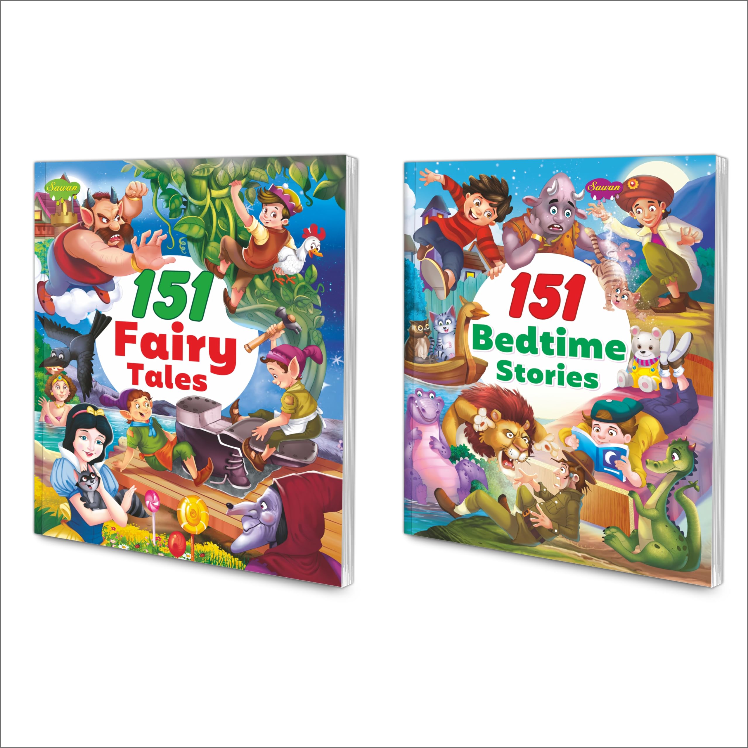 151 Fairy Tales, 151 Bedtime Stories | Set Of 2 Story Books