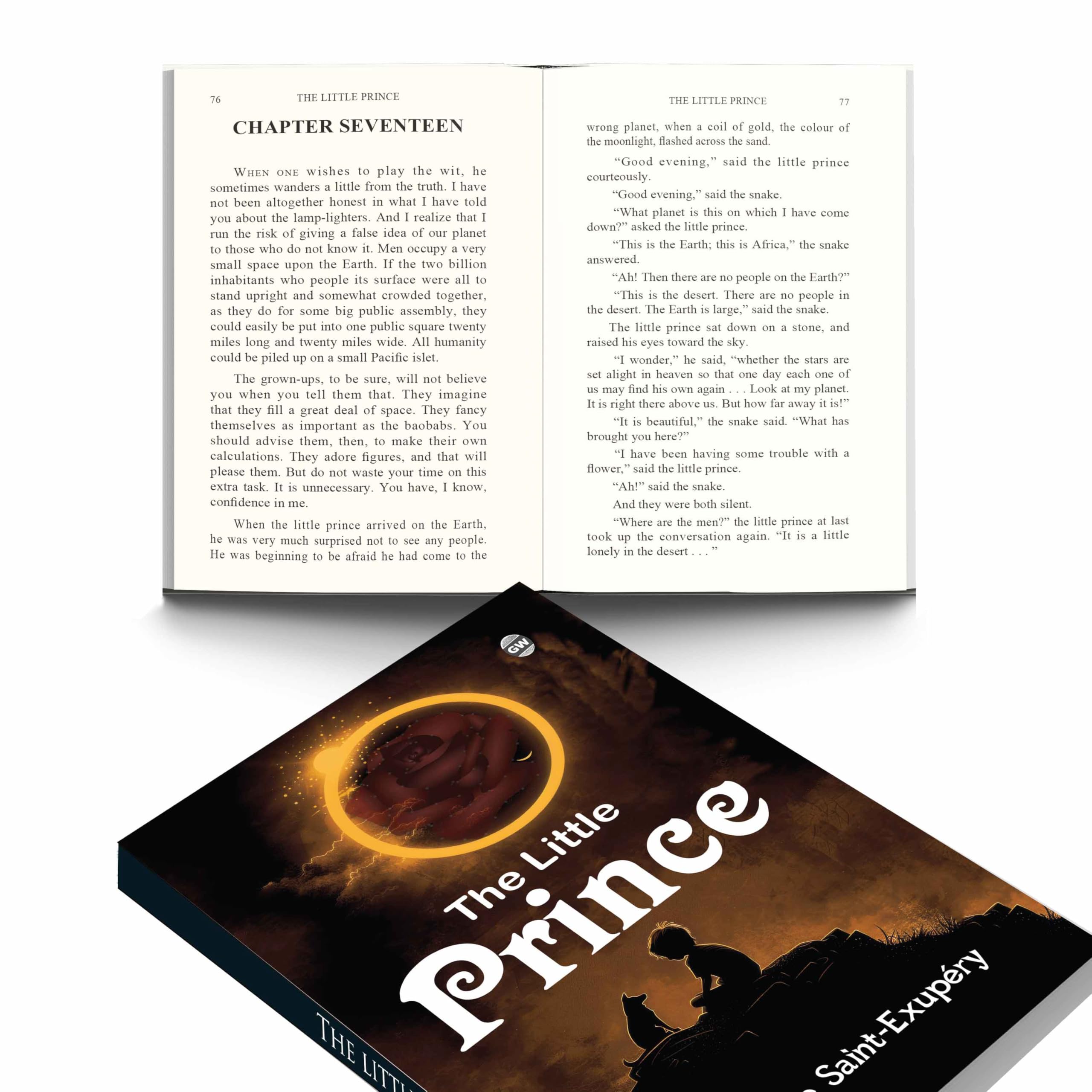 The Little Prince (Paperback) : Timeless Moral Classic, Famous Storybook for Kids and Adults, Inspirational Tale of Love and Lea