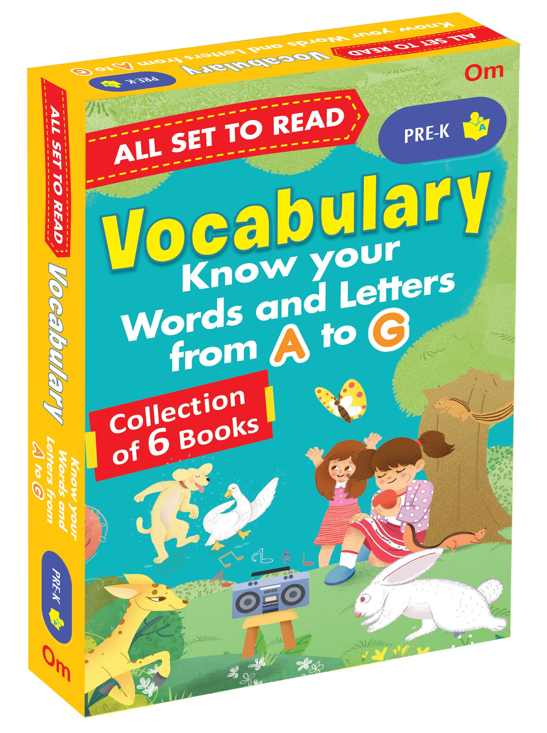 All Set to Read: My First Vocabulary Building PreK Learning Pack  Know Your Words and Letters  Pack 1 | Little Learners Word K