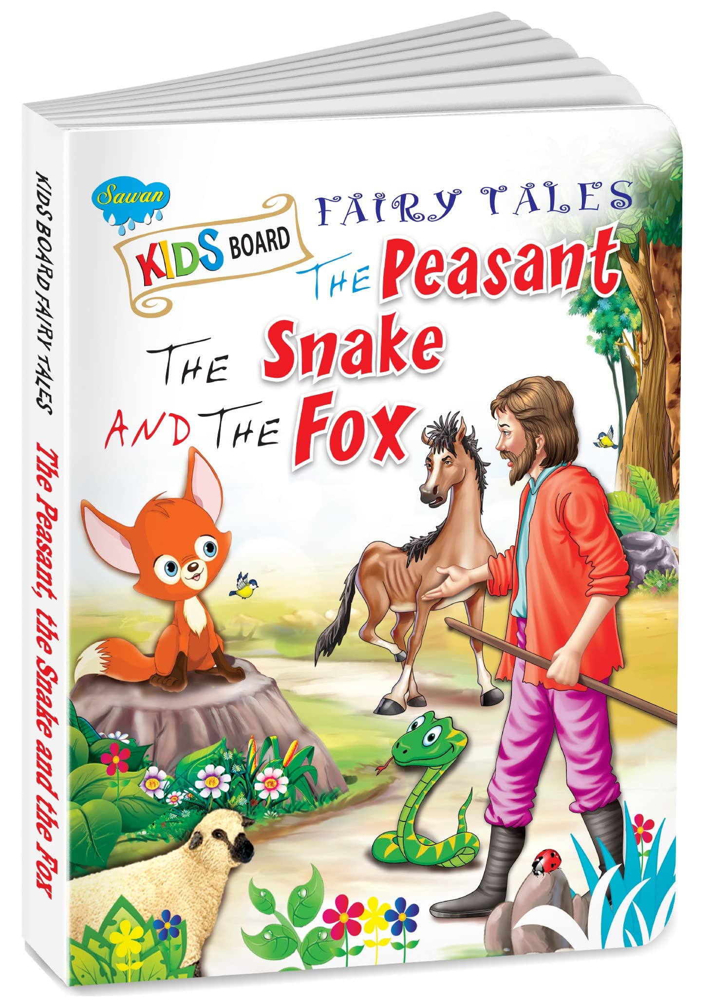 The Peasant, The Snake And The Fox | Fairy Tales Story Board Books For Kids