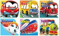 Board Books : Transport (Set of 6 Books) (CAR, BUS, FIRE ENGINE, AIRPLANE, SHIP, TRAIN) (Cutout Board Books) (Cutout Books)
