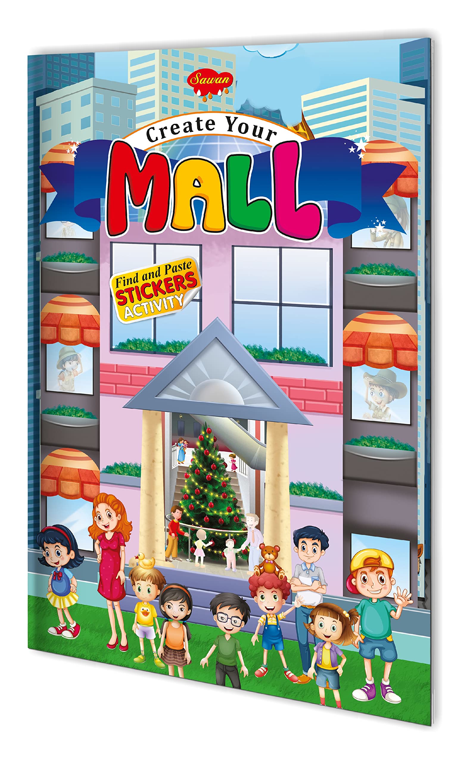 Create Your Mall | Stickers Activity Book By Sawan