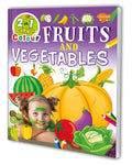 2 In 1 Copy To Colour Fruits And Vegetables