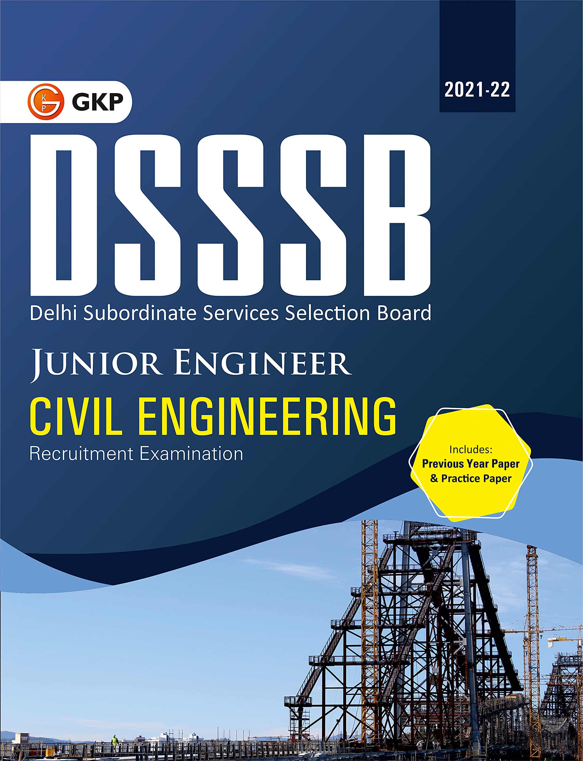 DSSSB 2021 Junior Engineer  Civil Engineering