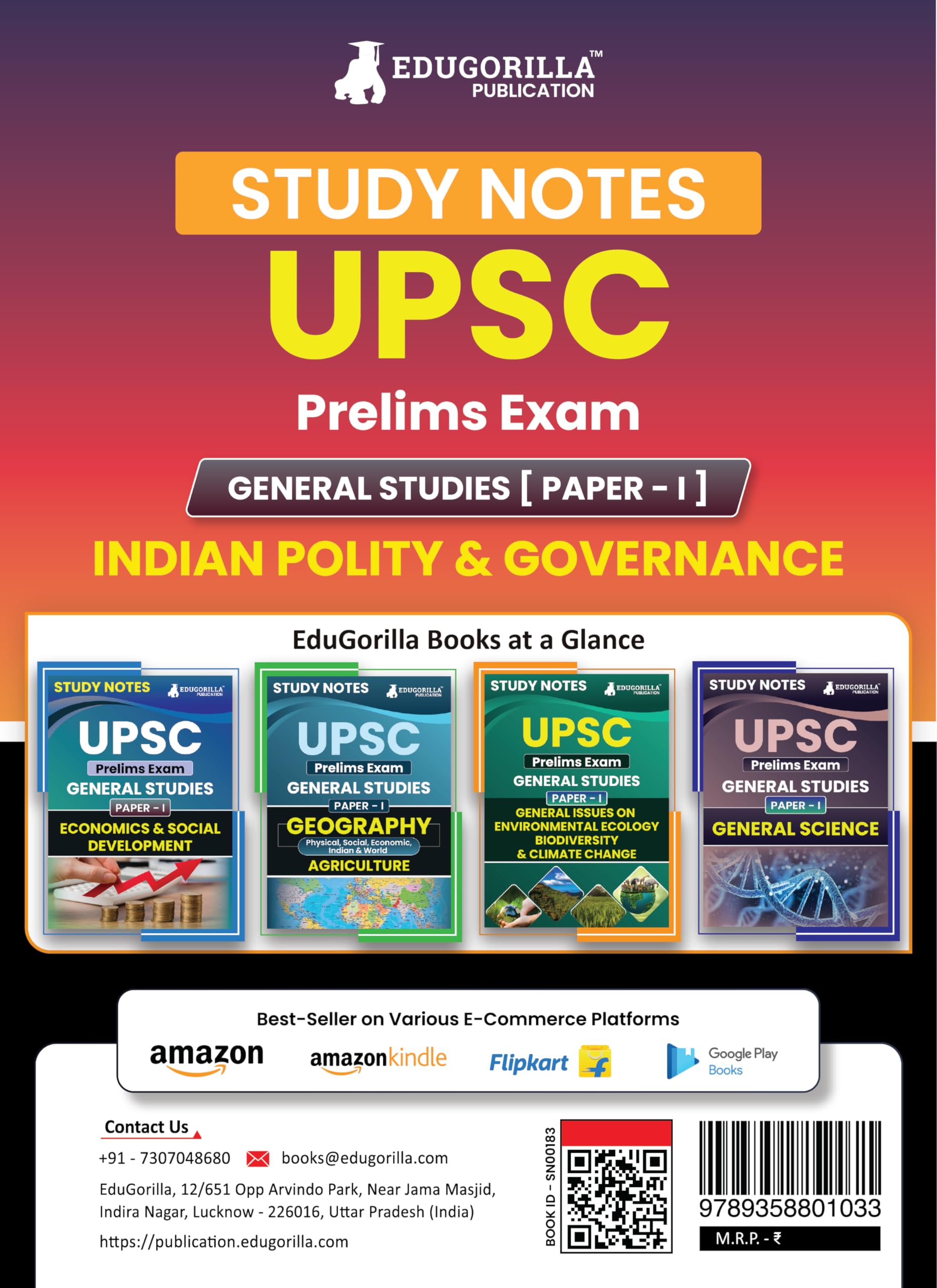 UPSC Prelims Exam 2024 (PaperI) : Indian Polity & Governance | Topicwise Study Notes as Per the Latest Syllabus (NCERT) | Conc