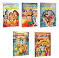 Ganesha, Hanuman, Krishna, Mahabharat and Ramayan  My First Mythology Story : mythology combo pack for children, kids heritage 