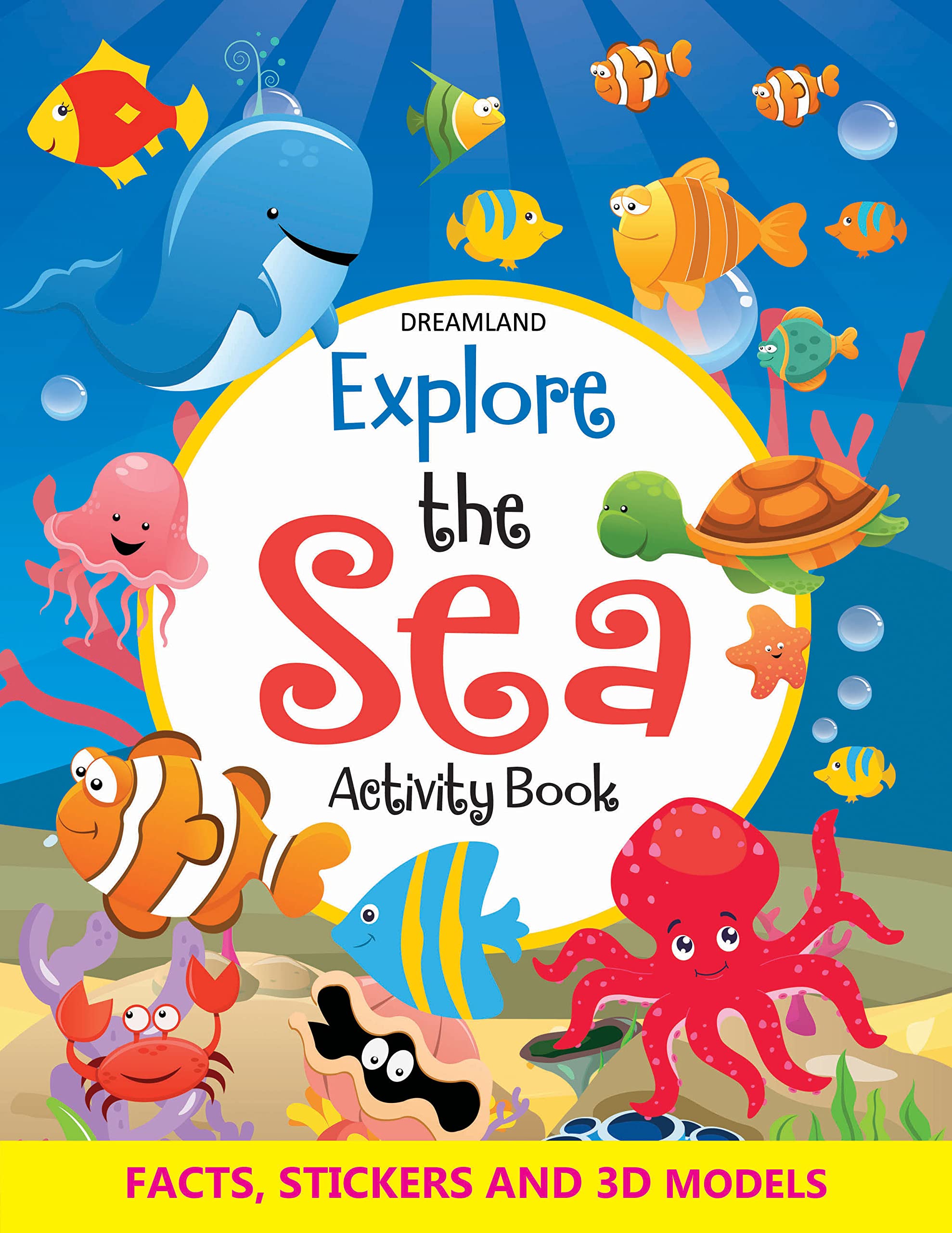 Explore The Sea Activity Book With Stickers And 3D Models
