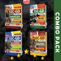 EDUCAZONE Combo Pack Of SSC GD Constable Maths, Reasoning, Samanya Hindi, Samanya Adhyayan For 2026 Exam (Set Of 4) Books