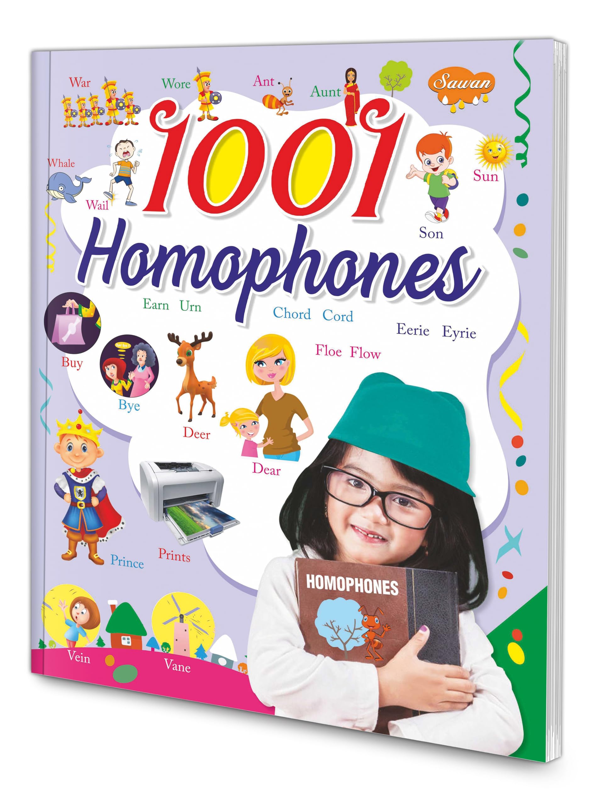 Sawan 1001 Homophones Picture Book [Perfect Paperback] Sawan; Manoj Publications Editorial Board And Sahil Gupta