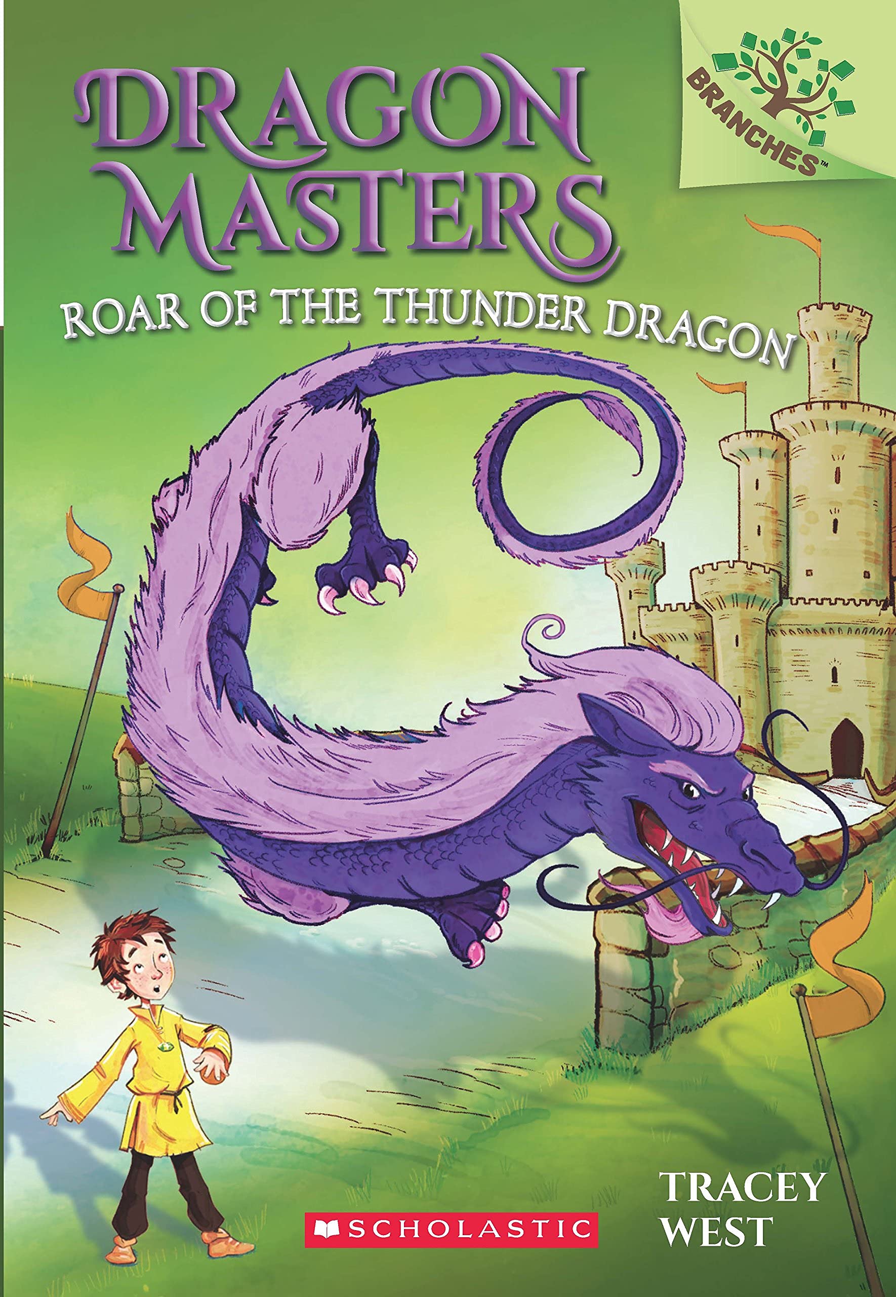 DRAGON MASTERS #8: ROAR OF THE THUNDER DRAGON [Paperback] TRACEY WEST