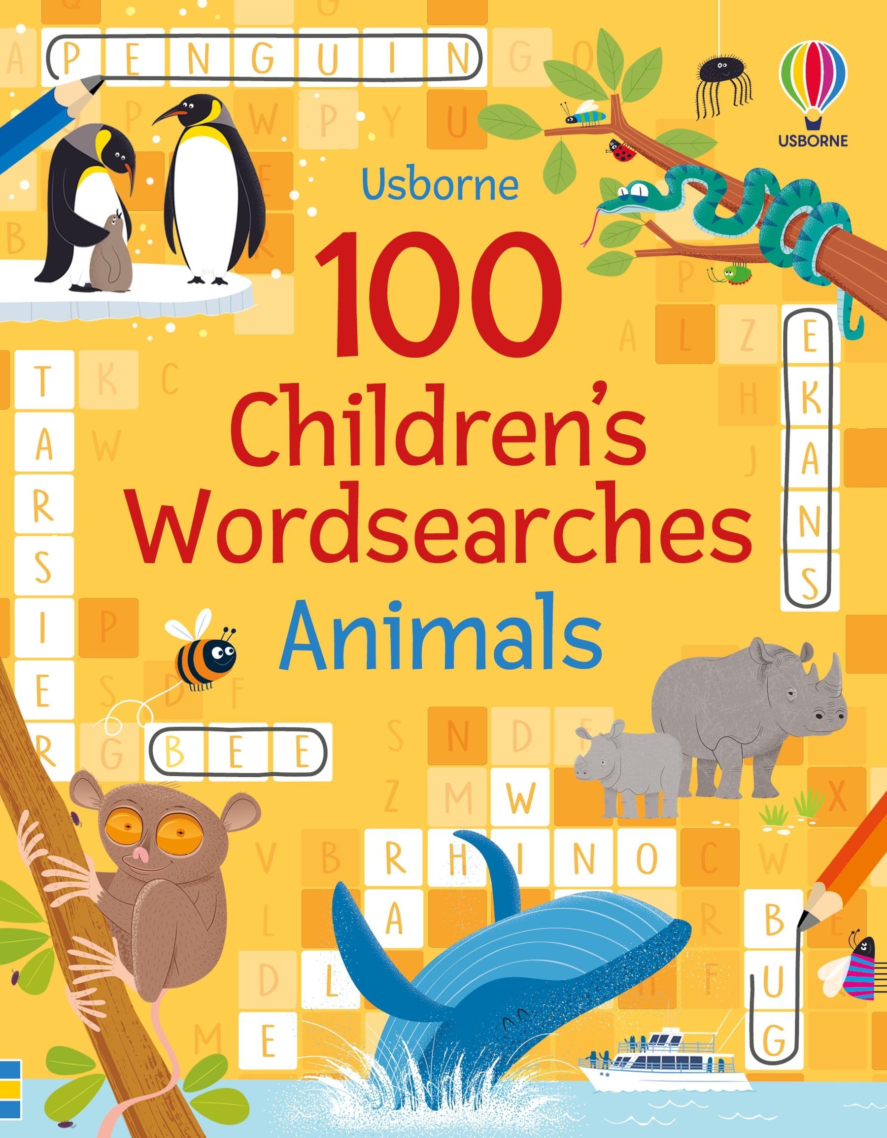 100 Childrens Wordsearches: Animals
