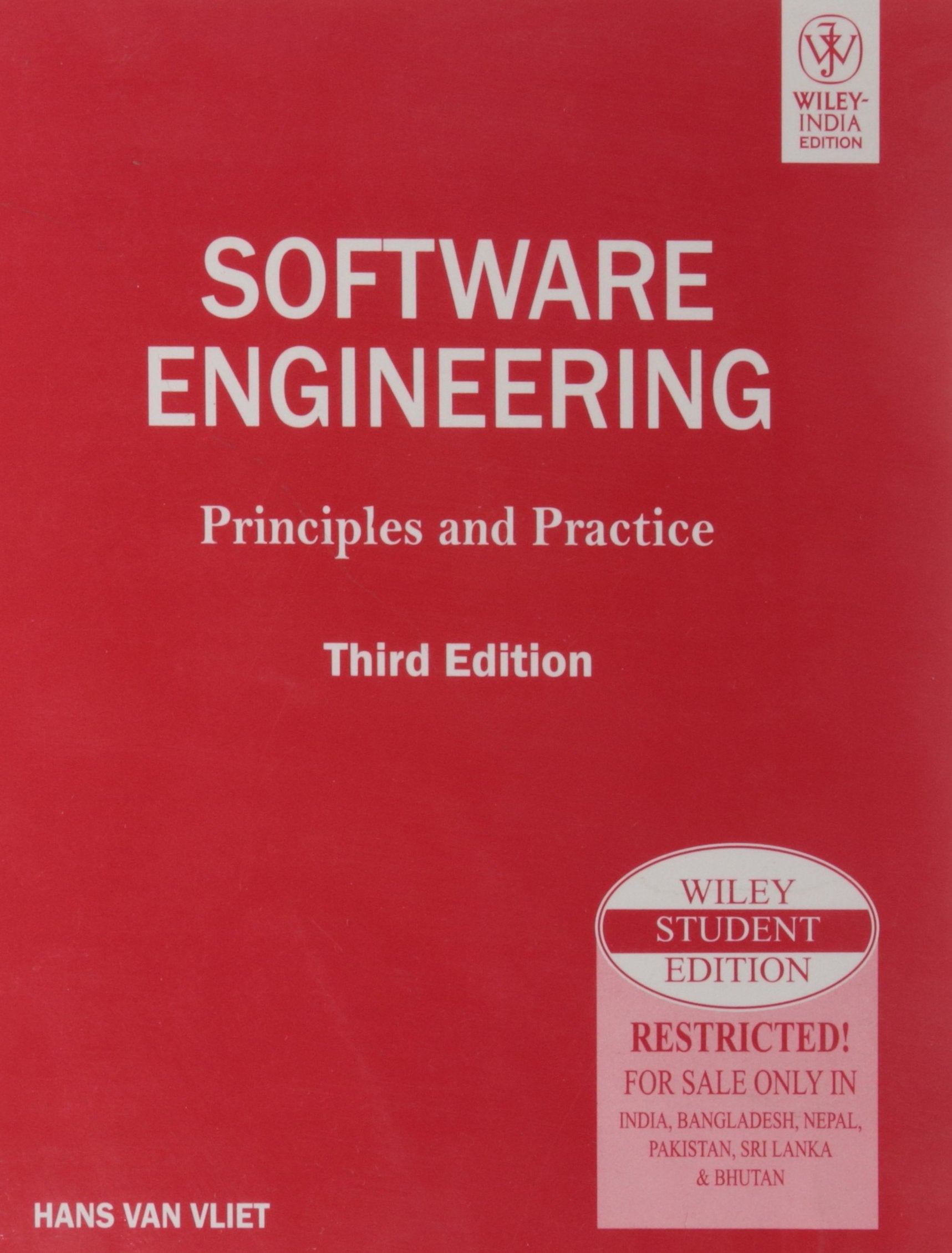 Software Engineering: Principles and Practice, 3ed