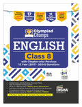 Disha Olympiad Champs English Class 8 With ChapterWise Previous 12 Year (2013  2024) Questions 6Th Edition | Complete Prep Gui