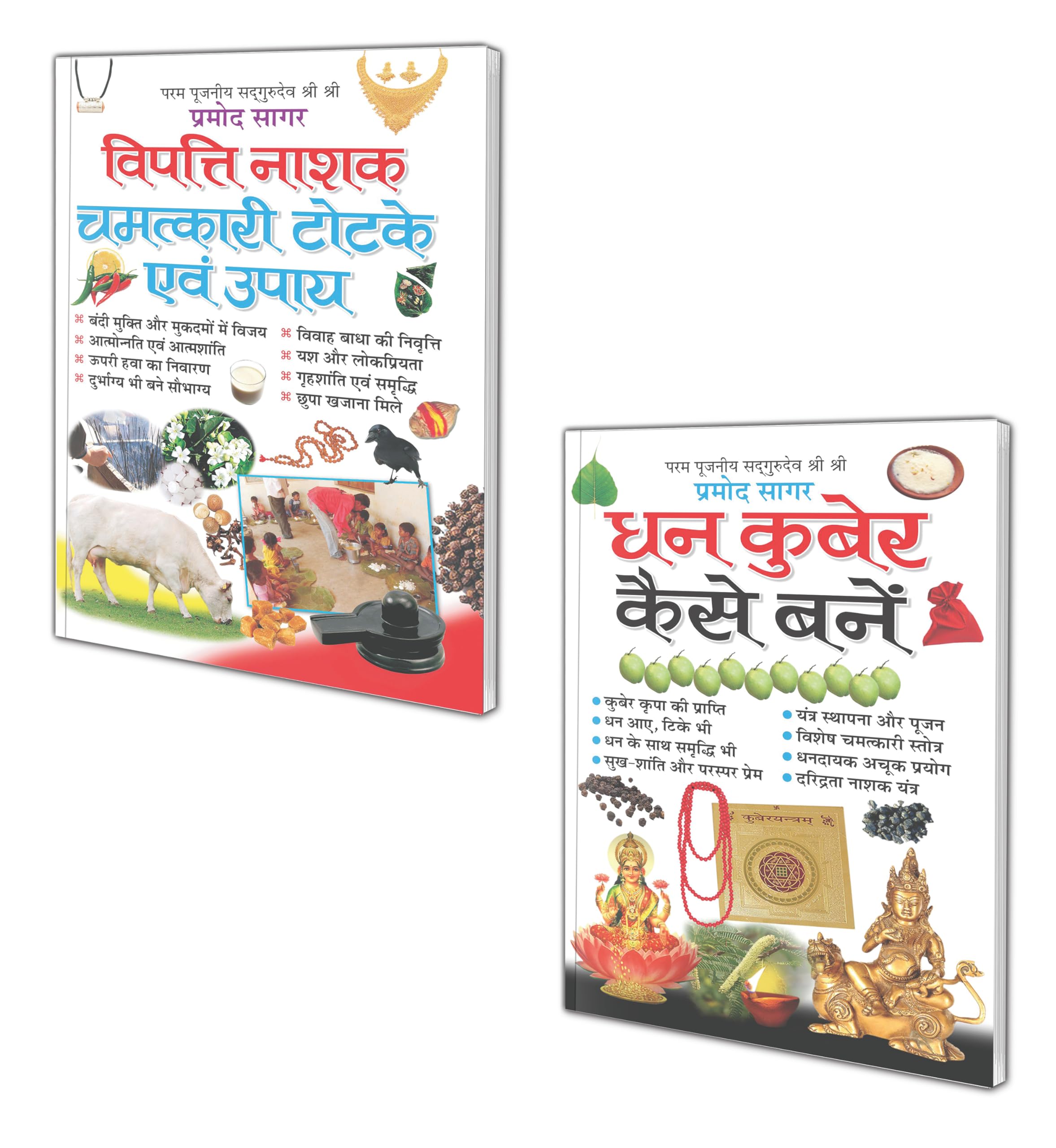 Set Of 2 ToneTotke Books In Hindi |    |       | Vipatti Nashak Chamatkari Totke Evam Upaaye In ...   | Dhan Kuber Kese Bane I
