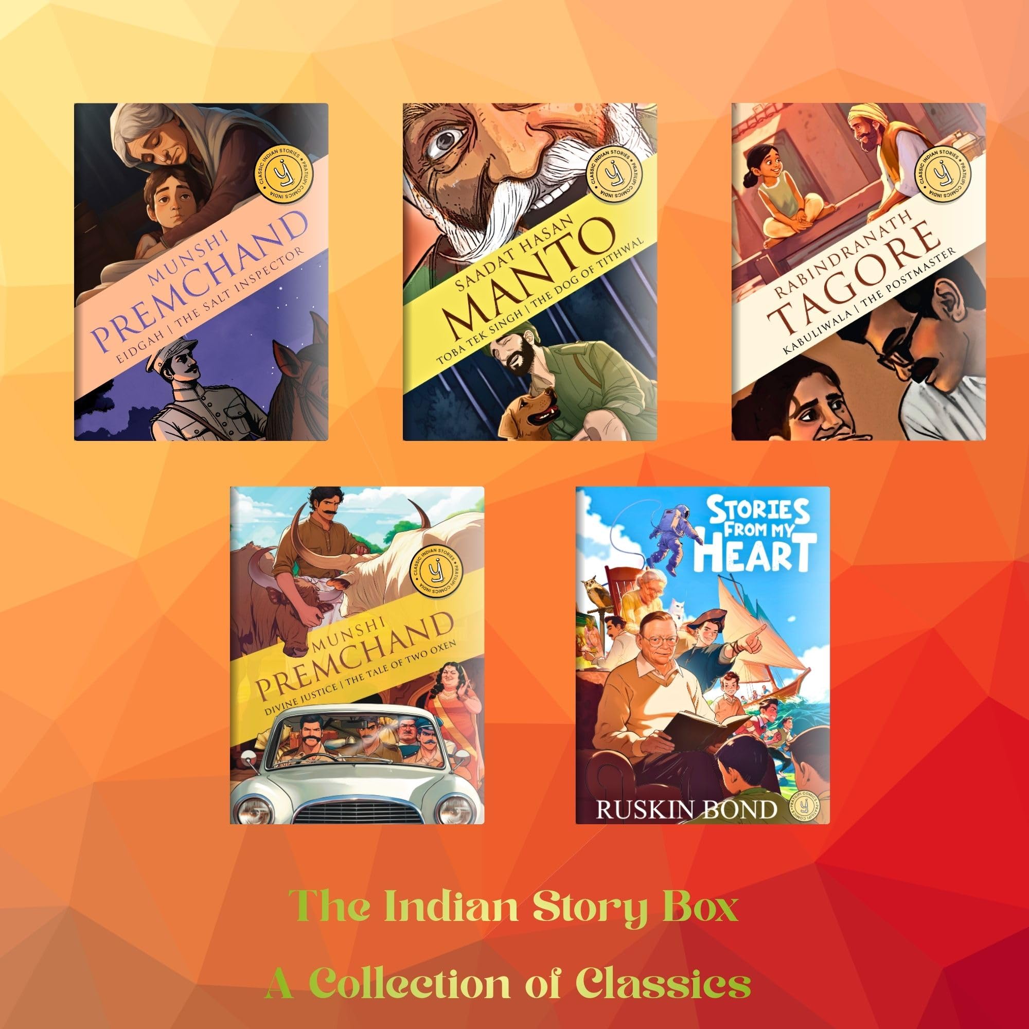 The Indian Story Box: A Collection of Classics  Divine Justice & The Tale Of Two Oxen; Eidgah & The Salt Inspector; Kabuliwala 