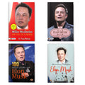 Elon Musks Books Bundle: Million Muskmelons + Elon Musk A Complete Biography + 100 Success Lessons from Elon Musk + Motivating