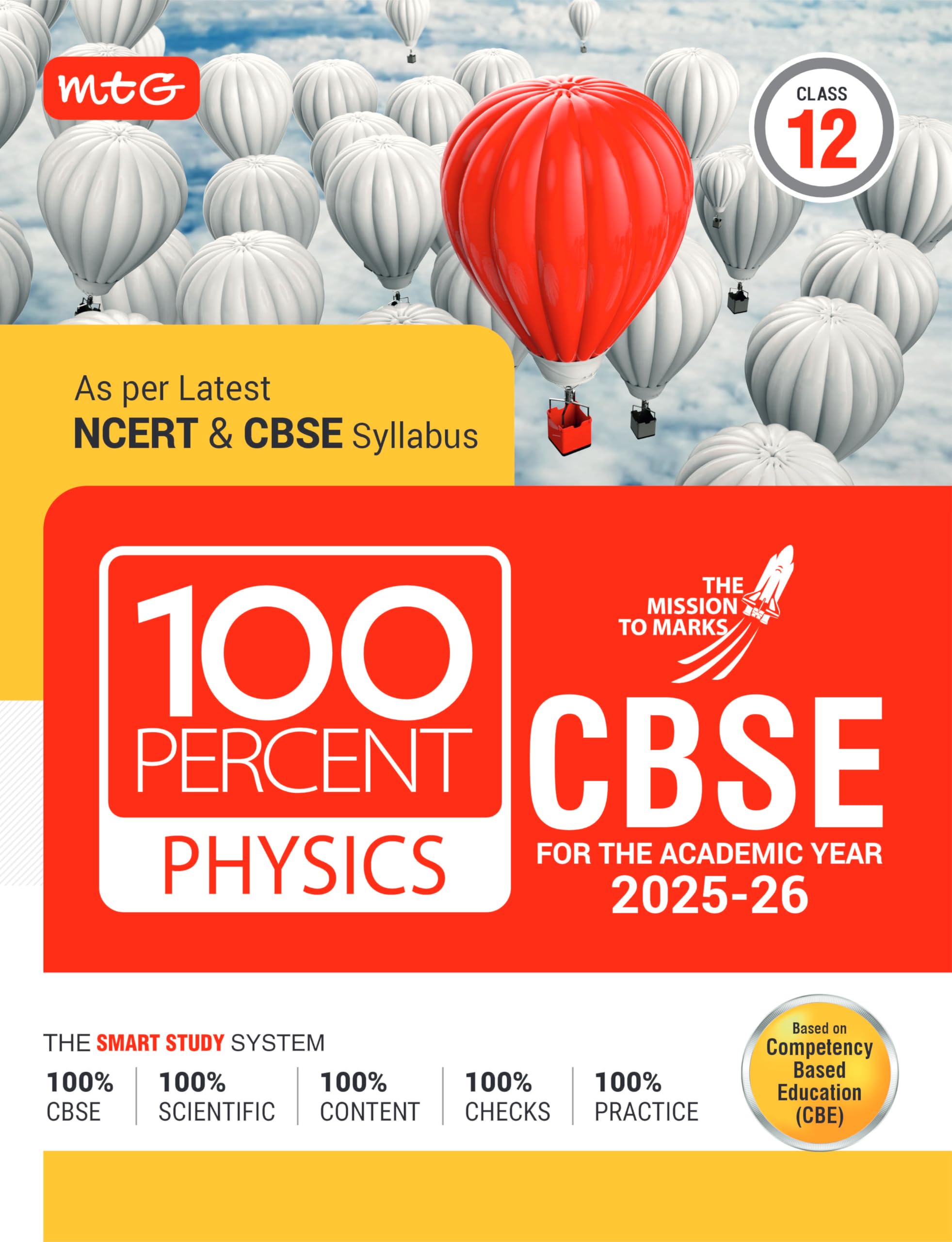 Mtg Cbse Class12 100 Percent Physics For 202526 Board Exam | As Per Latest Ncert & Cbse Syllabus | ChapterWise Question Bank,