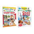 Set Of 2 Cute & Paste Chart Book, Pictorial Chart Book4 And Pictorial Chart Book5