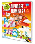 2 In 1 Copy To Colour Alphabet And Numbers