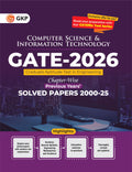 GKP GATE 2026 Computer Science and Information Technology | 26 Years Chapter Wise Solved Papers (20002025) & PYQs| General Ap