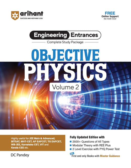 (Old Edition) Arihant JEE Main Objective Physics for Volume 2 | Other Engineering Entrances 20252026 (Objective Physics Series 