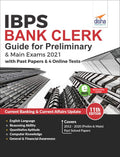 Ibps Bank Clerk Guide For Preliminary & Main Exams 2021 With Past Papers & 4 Online Tests (11Th Edition)