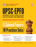 Arihant UPSC EPFO Exam 2025 | 5 Solved Papers and 10 Practice Sets | Enforcement Officer, Accounts Officer, APFC | Latest Syllab