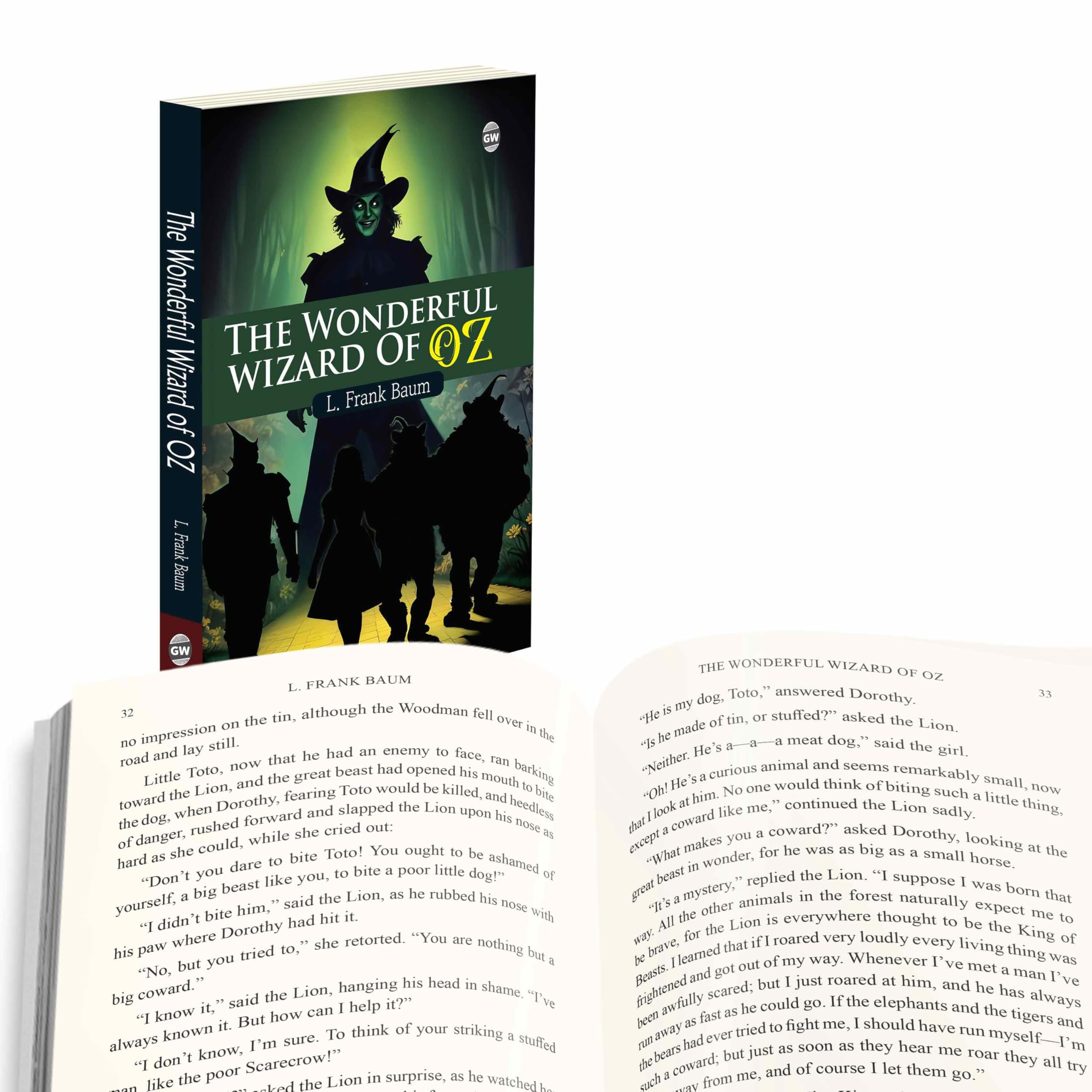 The Wonderful Wizard of Oz (Paperback) : Magical land adventure, inspiring childrens journey, classic fantasy fiction, enduring
