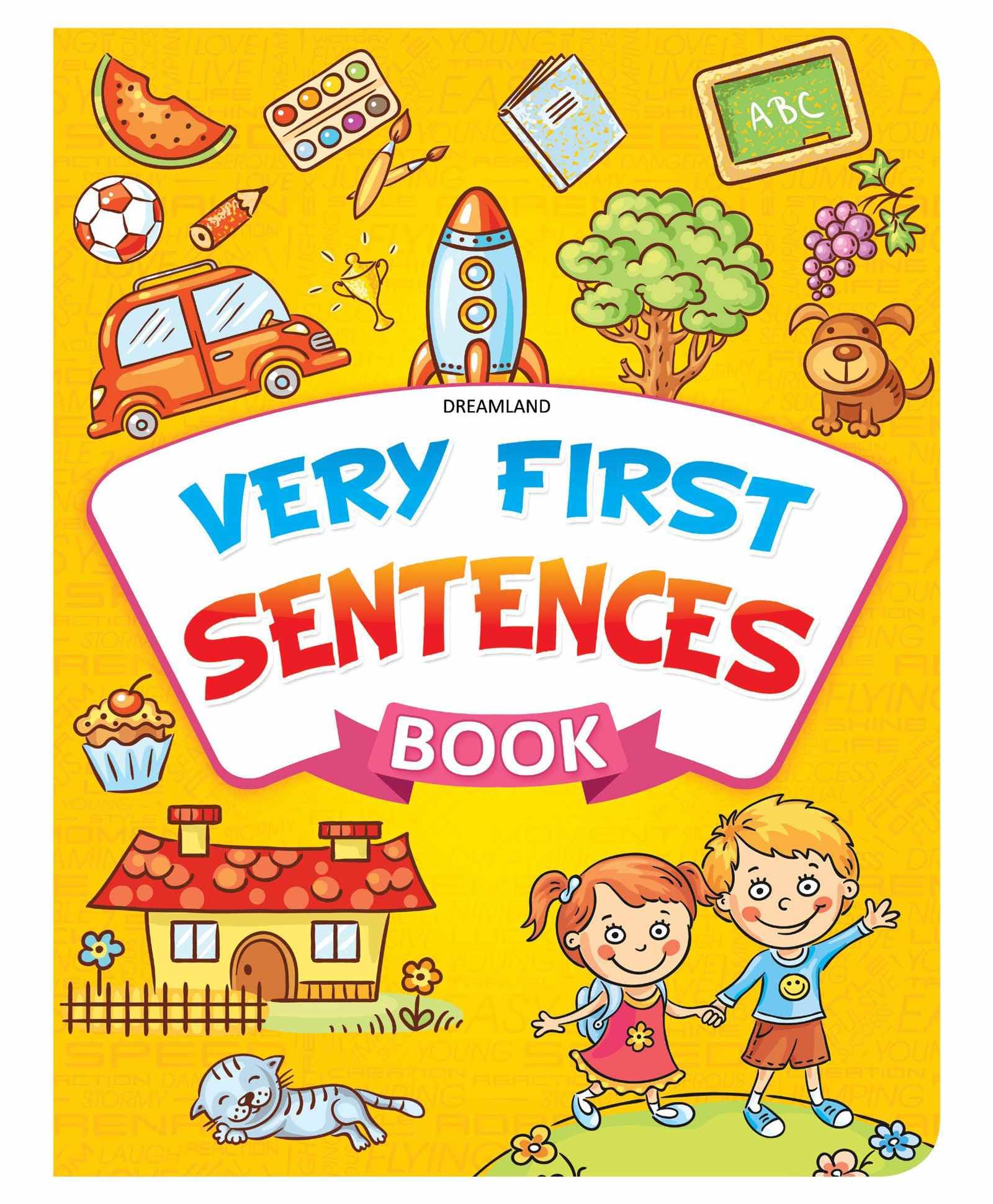Very First Sentences Book For Children Age 4 5 Years With Vocabulary Development Activities For Preschoolers