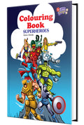 Colouring Book Superheroes Marathi Rahul Shinde