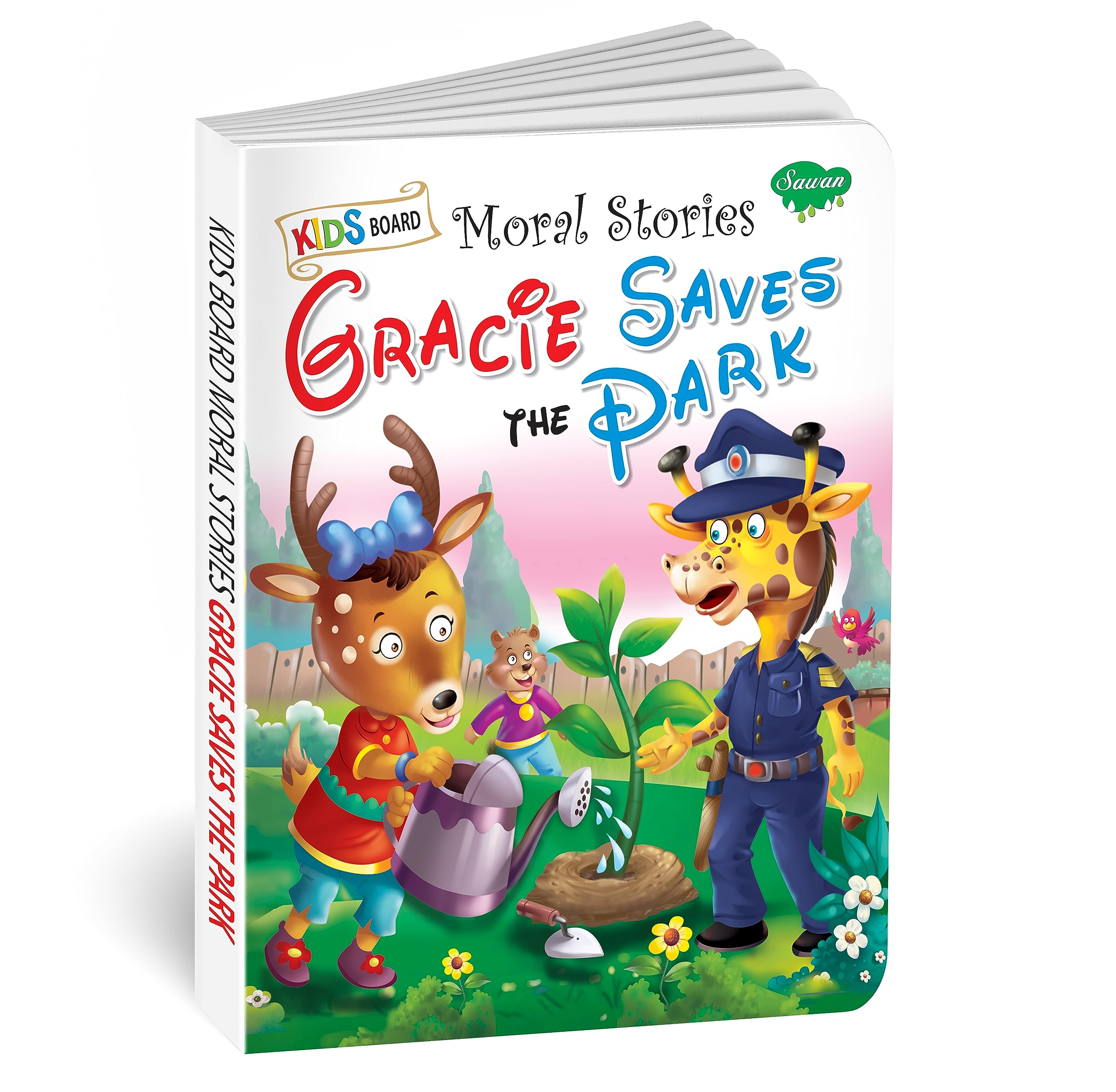 Gracie Saves The Park | Kids Board Moral Story Book For Kids By Sawan